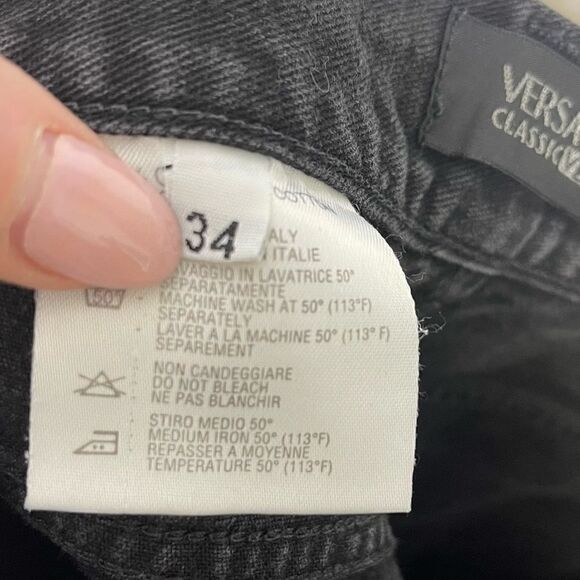 𝅺VERSACE Classic V2 Vintage High Rise Mom Jean 34 - Picture 6 of 7